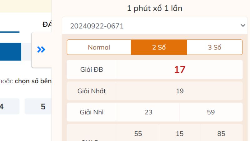 Quá trình mở thưởng lô đề 1 phút diễn ra siêu tốc