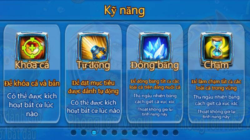 Tham khảo những tình năng đặc biệt khi chơi Ocean Lord