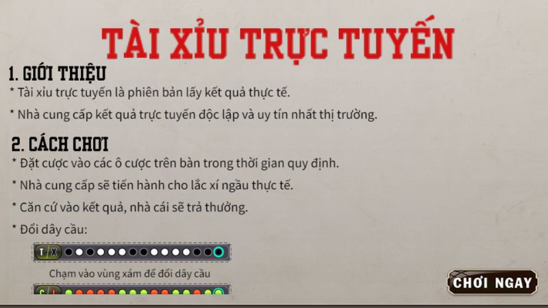 Tường tận quy tắc tham gia game tài xỉu ăn tiền thật